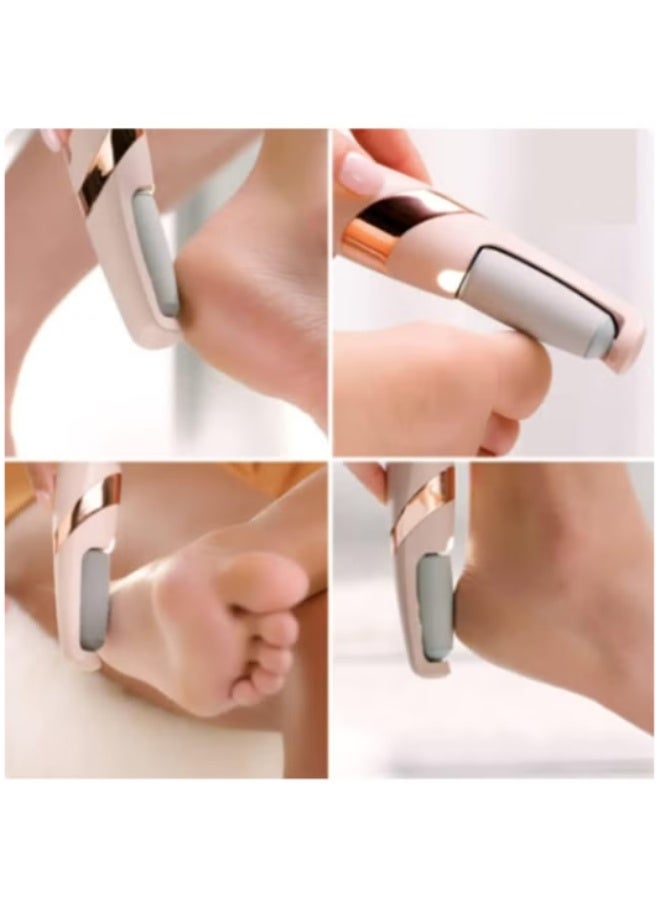 Electric Dead Skin Remover Machine Foot File Callus Pedicure Machine Double Heads Pedicure Tool Rechargeable Foot File for Women Pedicure Machine to Remove Calluses and Dead Skin - Image 4