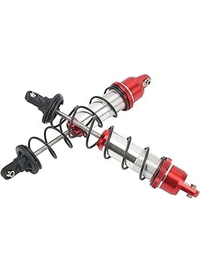Red 190mm RC Car Shock Absorbers With High Elastic Springs For Quick Height Adjustment - Image 1