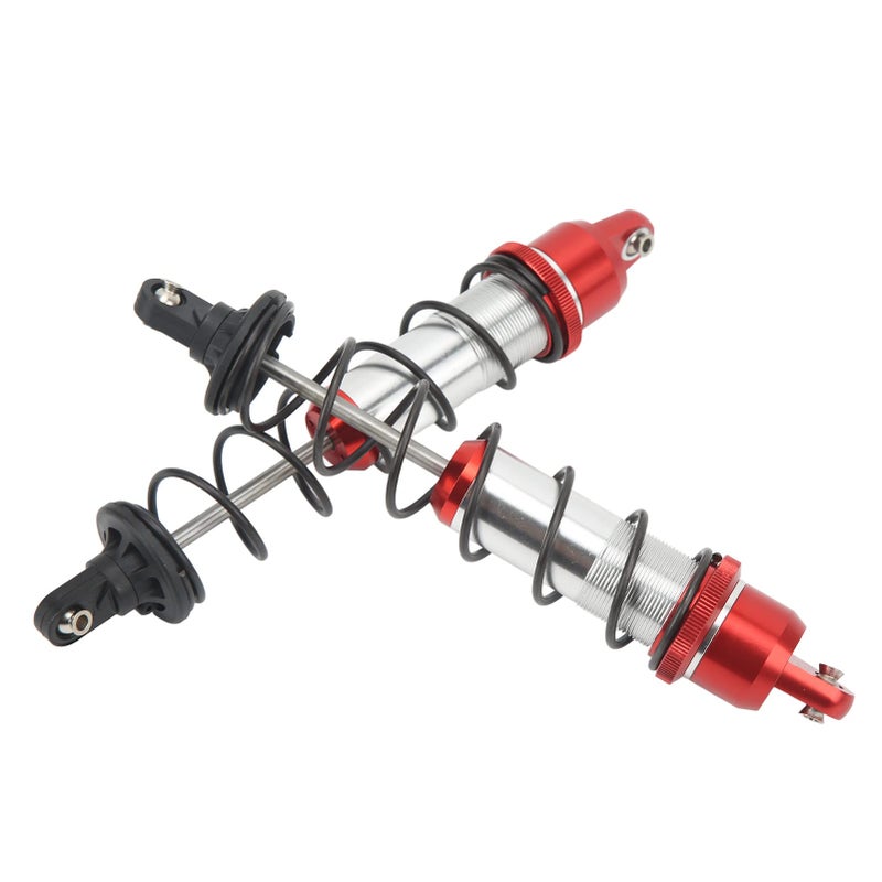 Red 190mm RC Car Shock Absorbers With High Elastic Springs For Quick Height Adjustment - Image 2