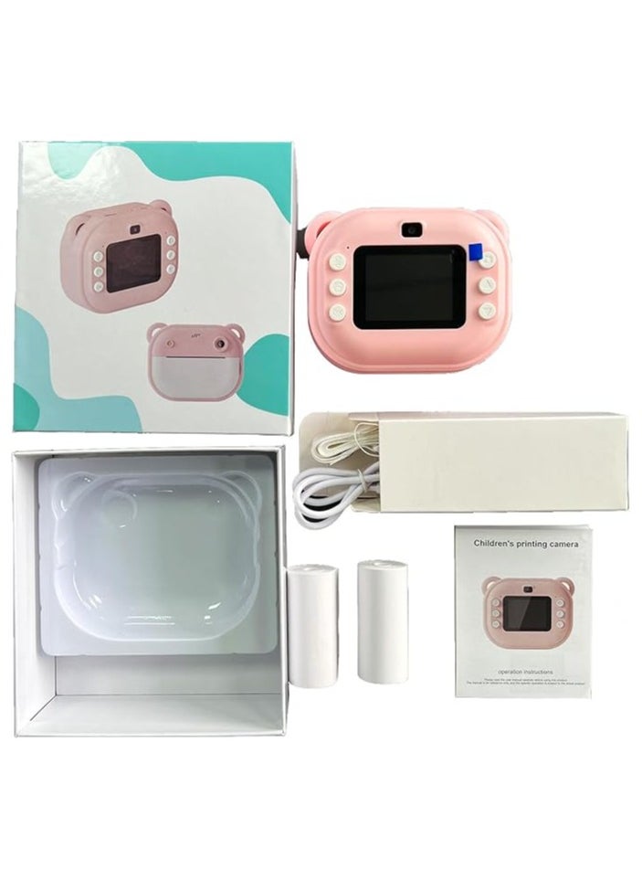 Generic Children's Camera, Instant Camera for Children, Dual Lens, Digital Camera, 1080P 2 Inch Screen, 3 Rolls Thermal Papers  - Image 3