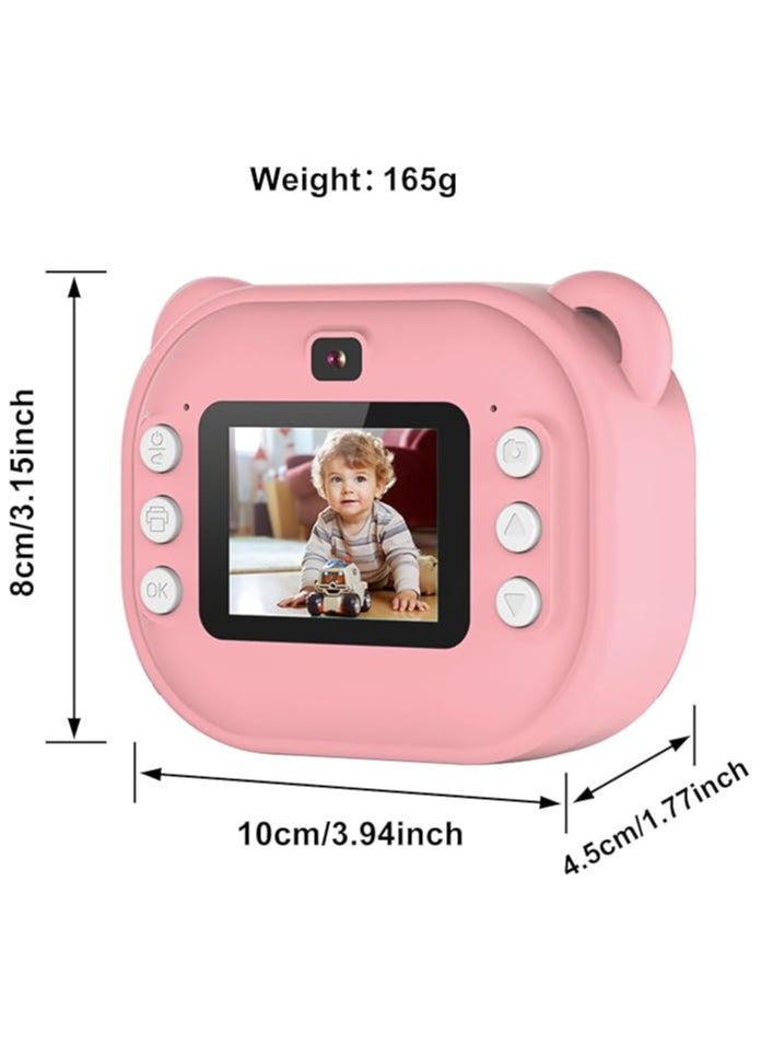 Generic Children's Camera, Instant Camera for Children, Dual Lens, Digital Camera, 1080P 2 Inch Screen, 3 Rolls Thermal Papers  - Image 5