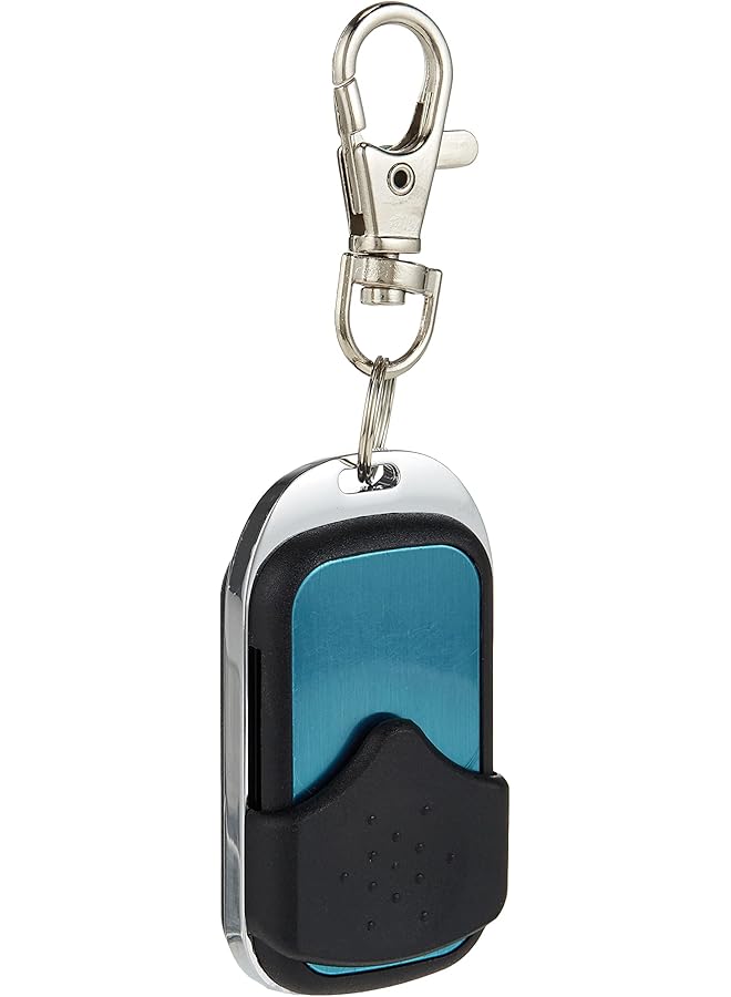 erorex 4 Key 433 Remote Rf Remote 433Mhz 4 Button Durable Design Stylish Key Ring Compatible With Rfr2 Slampherr2 4Chpror3 Rf Bridge 433 Tx. 【Blue With Black】  - Image 3