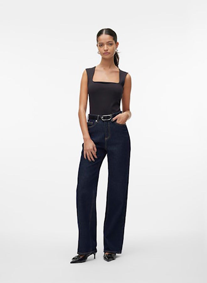 VERO MODA Vmmillion Sl Square Neck Top Jrs Noos - Image 3