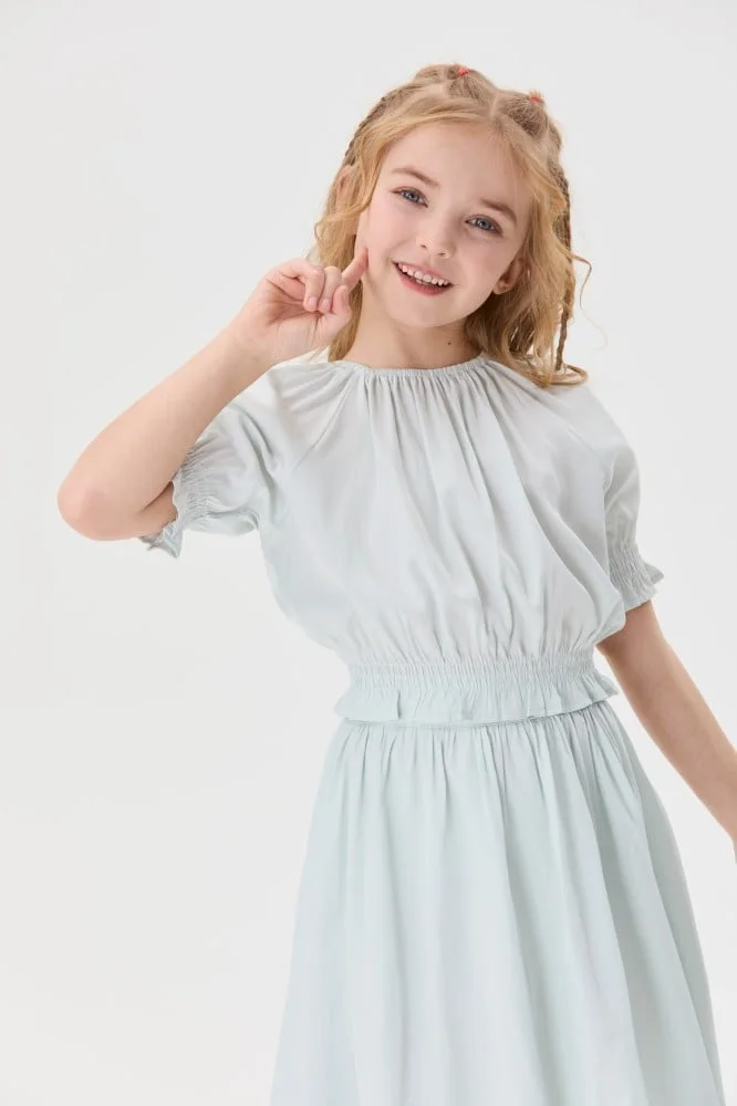 Tenda Blouse with elastic neckline