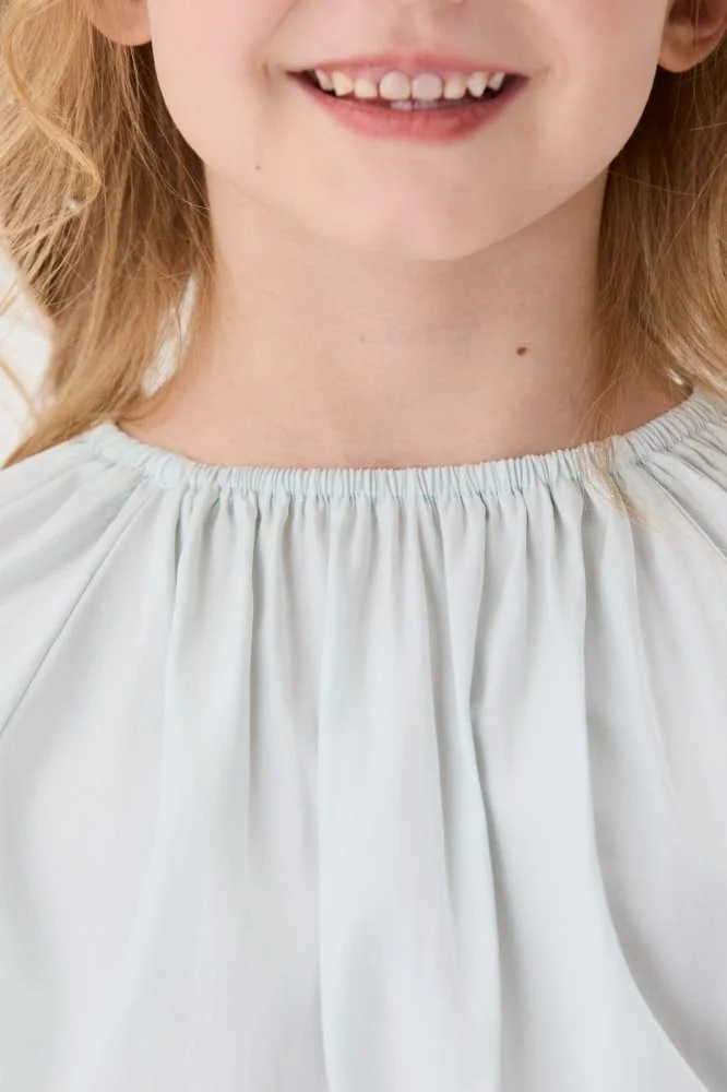 Tenda Blouse with elastic neckline