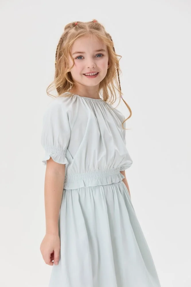 Tenda Blouse with elastic neckline