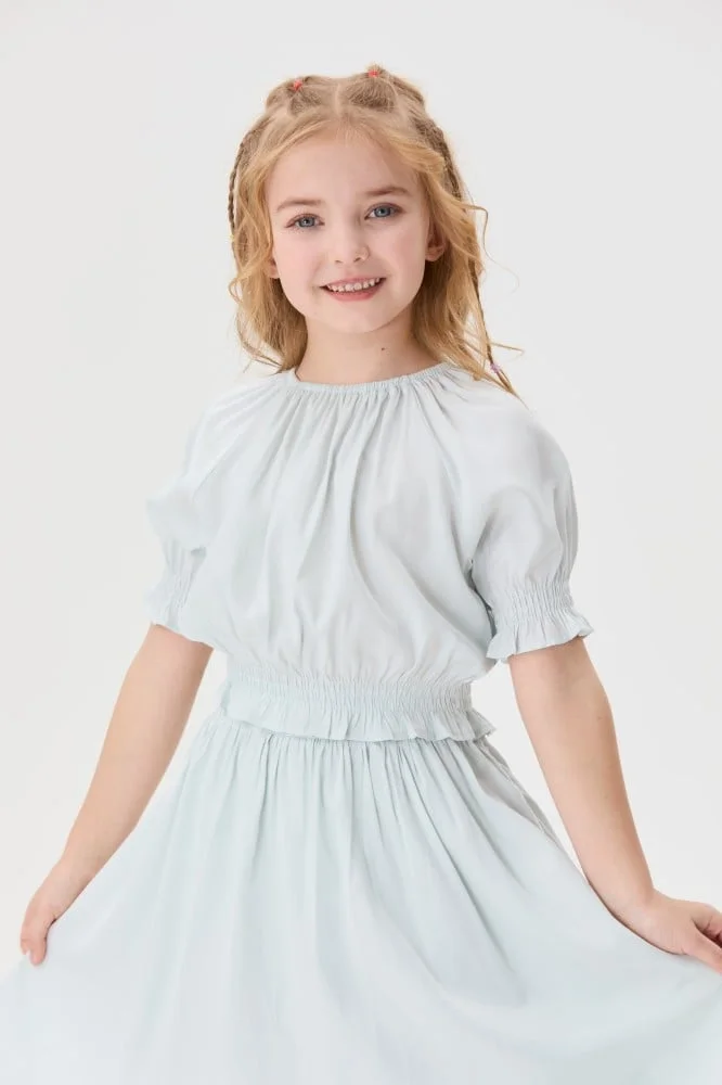 Tenda Blouse with elastic neckline