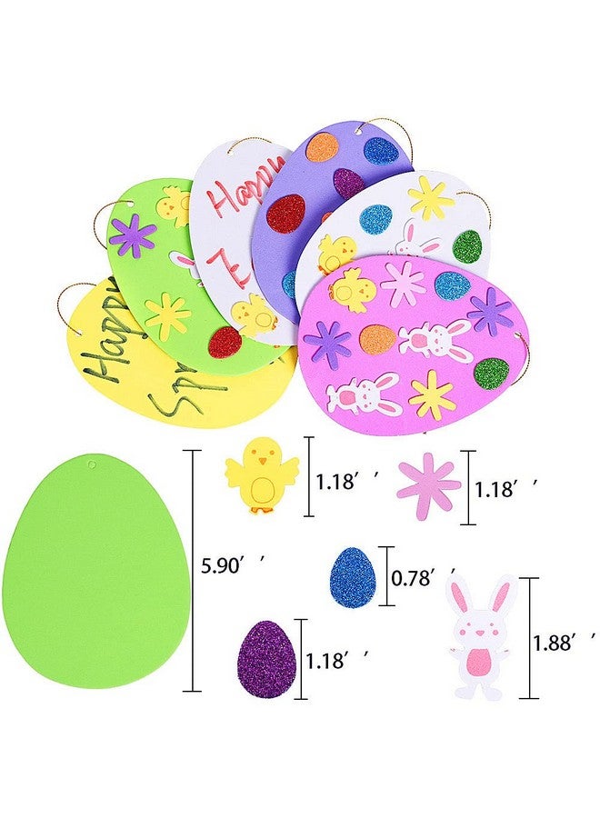 Max Fun 208PCS Easter Foam Stickers Set for Egg Crafts DIY - Kids Decorations Party Favors Supplies - Image 4