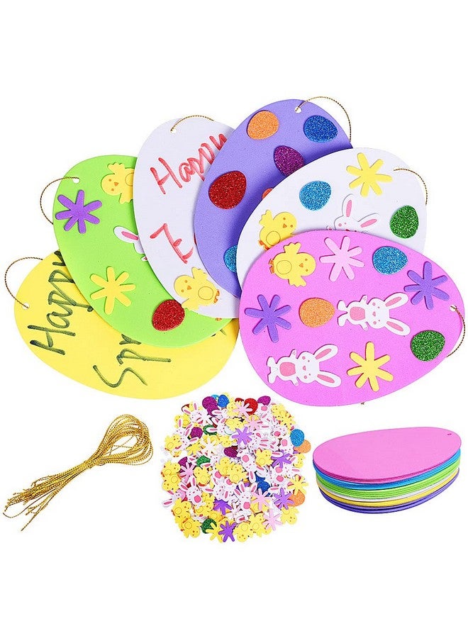 Max Fun 208PCS Easter Foam Stickers Set for Egg Crafts DIY - Kids Decorations Party Favors Supplies - Image 2