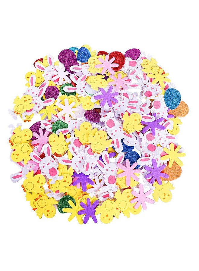 Max Fun 208PCS Easter Foam Stickers Set for Egg Crafts DIY - Kids Decorations Party Favors Supplies - Image 5