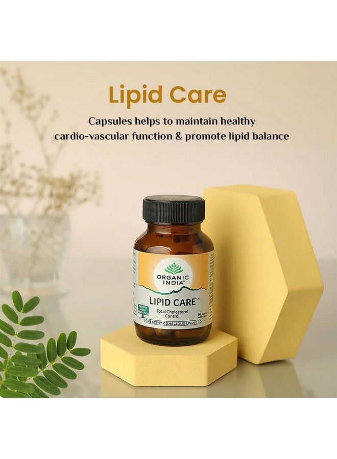 Organic India أورجانيك إنديا ليبيد كير 60 كبسولة زجاجة - عبوة من 2 - Image 2