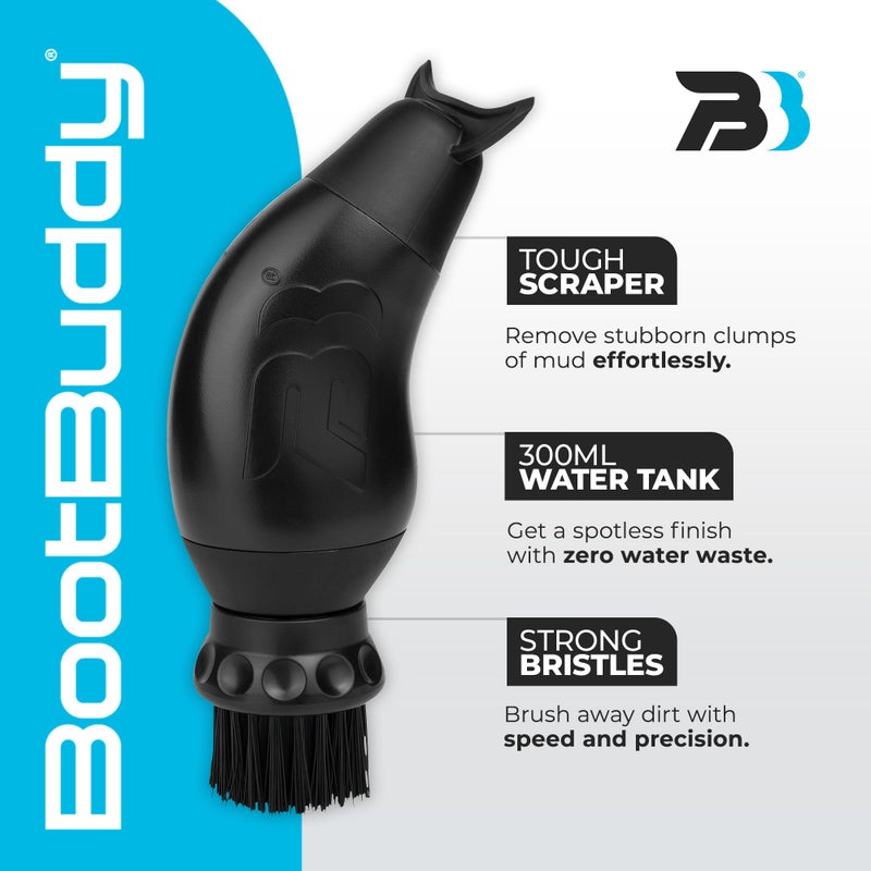 BootBuddy Shoe & Boot Cleaner Brush â€“ Footwear Cleaning Kit for Running and Walking Shoes, Hiking Boots, Golf Shoes & Soccer Cleats â€“ Cleans Mud, Dirt & Stains in Minutes, As Seen on Dragonsâ€™ Den - Image 3