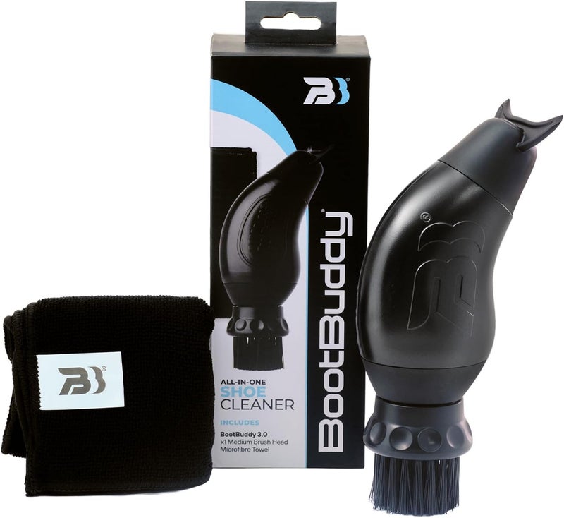 BootBuddy Shoe & Boot Cleaner Brush â€“ Footwear Cleaning Kit for Running and Walking Shoes, Hiking Boots, Golf Shoes & Soccer Cleats â€“ Cleans Mud, Dirt & Stains in Minutes, As Seen on Dragonsâ€™ Den - Image 1