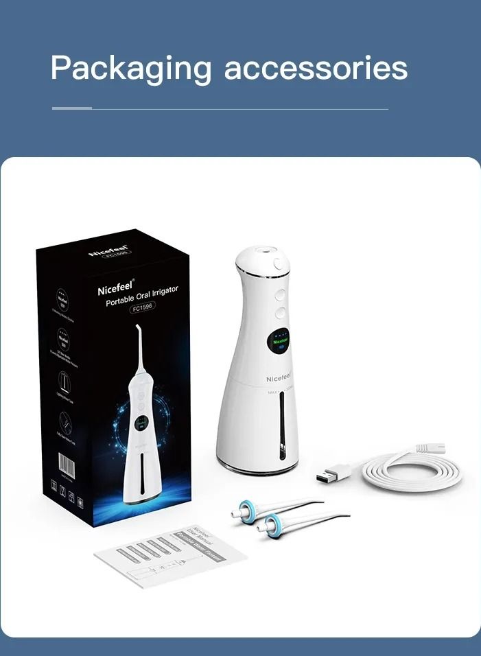 general Handheld portable electric flosser Personal care scaling device Oral teeth cleaning home teeth cleaning device - Image 4