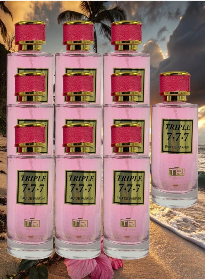 تي أر آي 10 قطع عطر تريبل 777 100مل  - Image 1