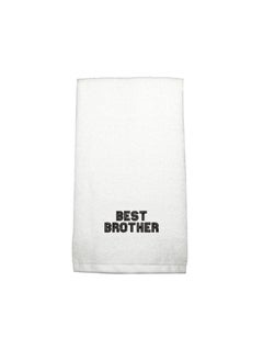 Embroidered For You (White) Luxury (Best Brother) Personalized Hand Towel (50 x 80 Cm-Set of 1) 100% Cotton, Highly Absorbent and Quick dry Bath Linen-600 Gsm - pzsku/ZD0AEAEE807C363D61253Z/45/_/1695445441/57aaa1b6-c4b9-4842-932c-582c815acf84