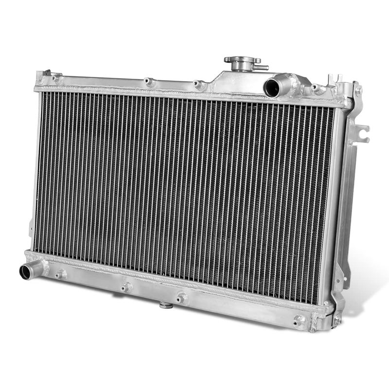 DNA Motoring RAMM902 2Row Full Aluminum Radiator 1 PackMetallic