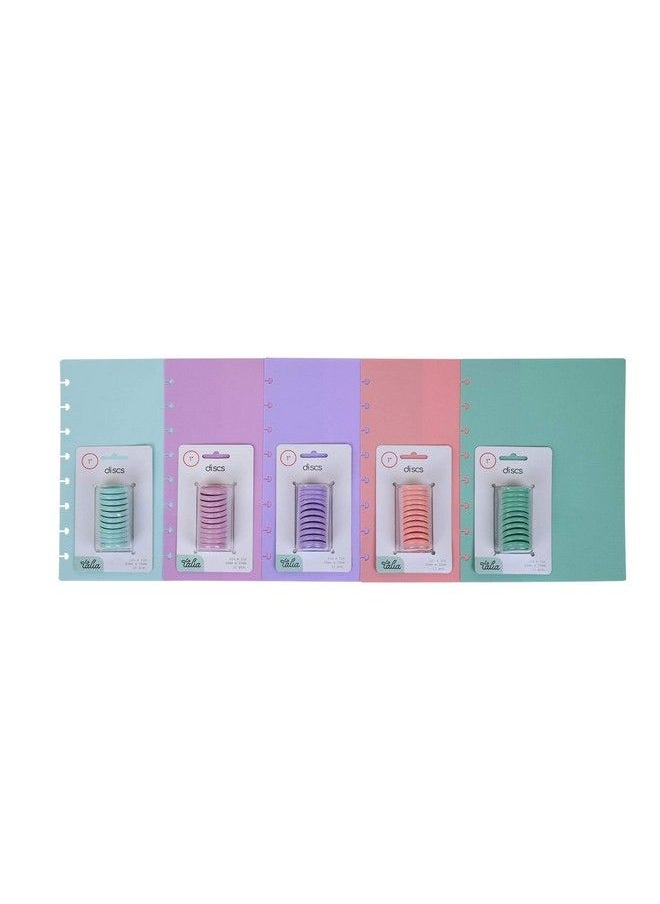 Talia Discbound Notebook Cover And Disc Set (Pastel 5Pk W Discs Junior Set)  - Image 1