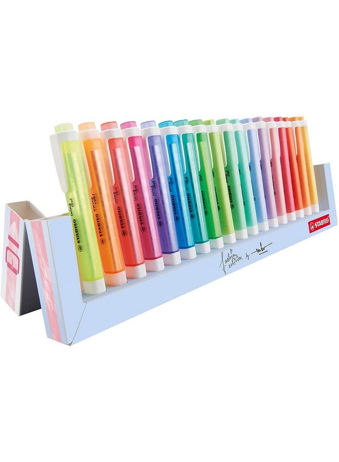 ستابيلو مجموعة أقلام تحديد ستابيلو سوينغ كول للمكتب، 18 لونًا متنوعًا، 8 ألوان نيون و10 ألوان باستيل، متعددة الألوان - Image 4