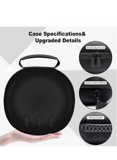 XICEN Shockproof Hard Case for Meta Oculus Quest 3 VR Gaming Headset & Touch Controllers Waterproof Carrying Bag Organizer Travel Portable Storage Case with Mesh Pocket  - Image 2