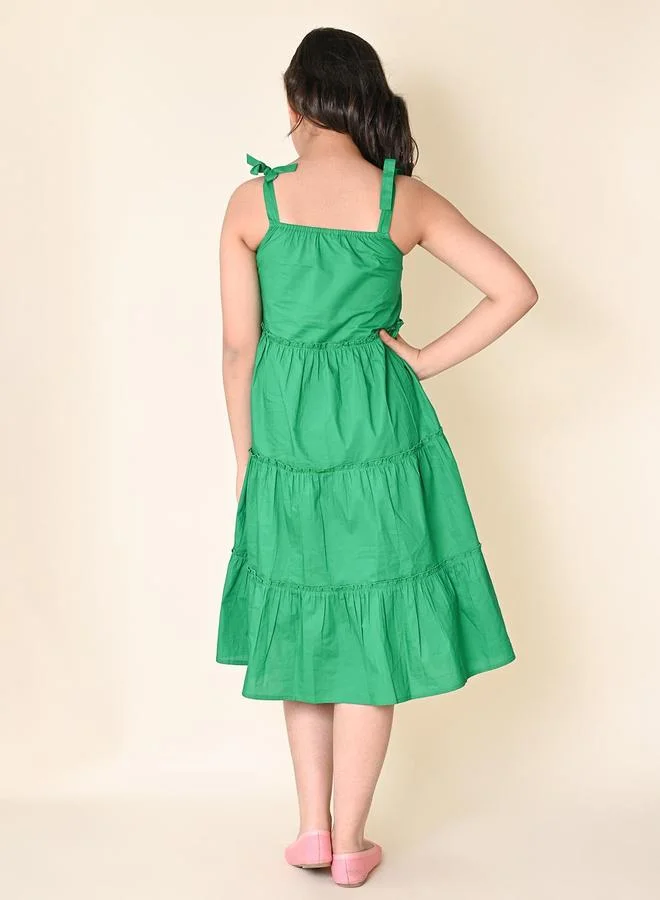 LILPICKS Tiered Cotton Dress