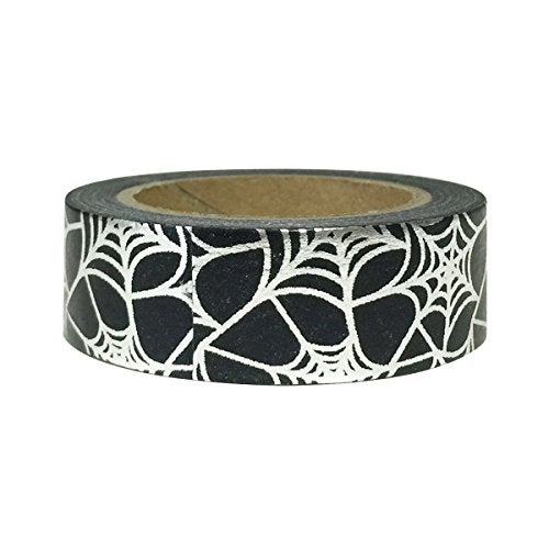 allydrew Washi Tapes Decorative Masking Tapes, Silver Spiderweb - Image 3