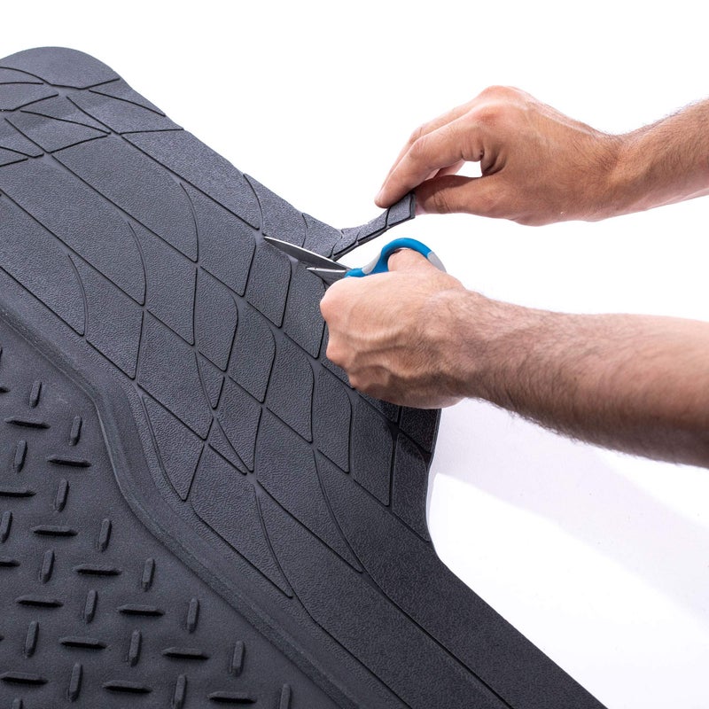 FH Group ClimaProof Universal Cargo Mat â€“ All-Weather, Trimmable Trunk Mat (54.5" W x 44" D) â€“ Fits Most Cars, SUVs & Trucks â€“ Black - Image 3