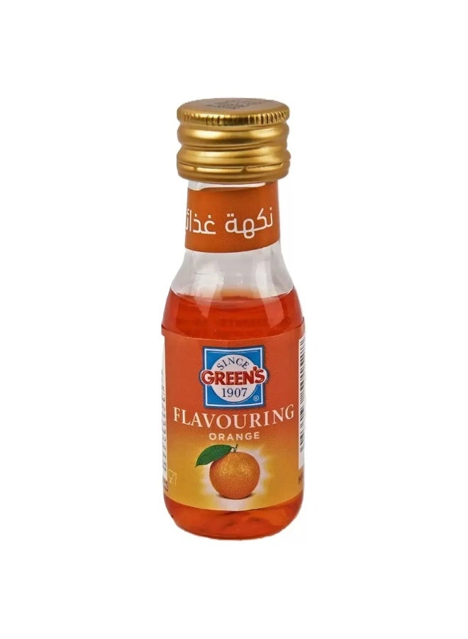 Greens Food Flavoring Liquid In Orange Flavor- 28ml