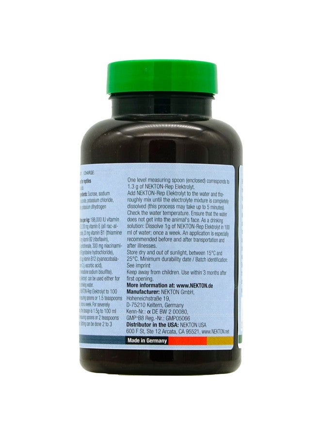 نيكتون مكمل NEKTON-Rep-Elektrolyt للزواحف (180 جم / 6.35 أونصة) - Image 3