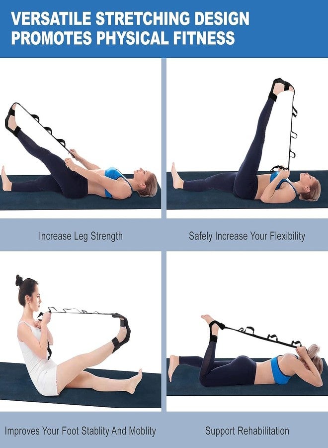 KLIVE Leg Stretcher for Yoga and Gym for Men and Women Effective Foot Stretcher Strap Exercises for Plantar Fasciitis Relief(1 PCS) - Image 4