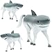 Randimals Horse Shark Hybrid Realistic Animal Toys Unique Mix of Safari Toys Farm Animals Small Figurines Hork Mini Figures for Kids Kidults - Image 3