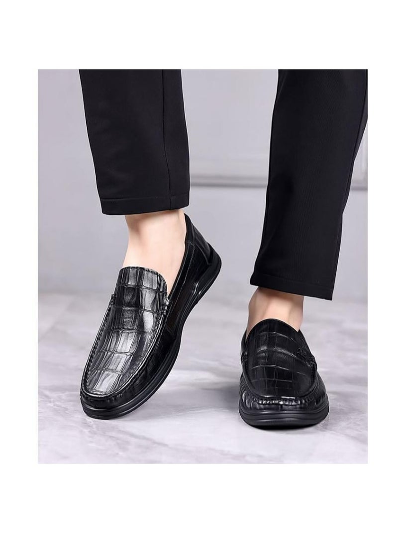 KUYING - New Men's Business Leather Shoes - Image 1