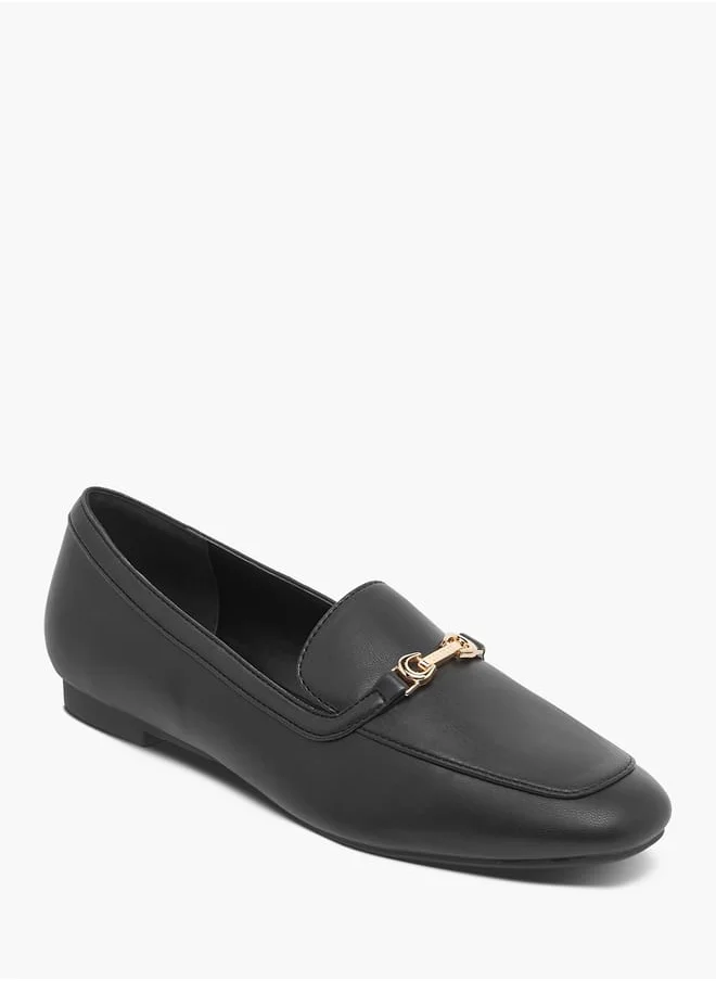 سيليست Women's Metal Accent Slip-On Ballerina Shoes