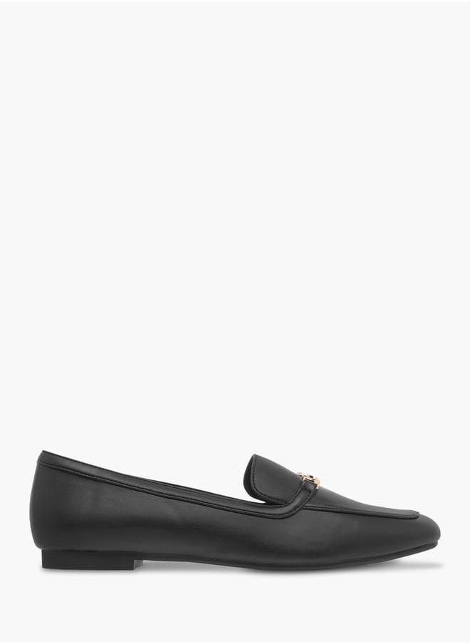 Celeste Women's Metal Accent Slip-On Ballerina Shoes  - Image 3