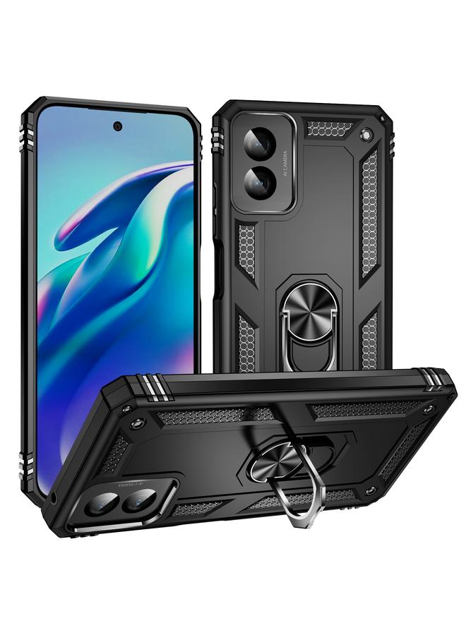 S-TOP Case For Motorola Moto G Power 5G 2024 Shockproof TPU + PC Phone Case with Holder - Image 1