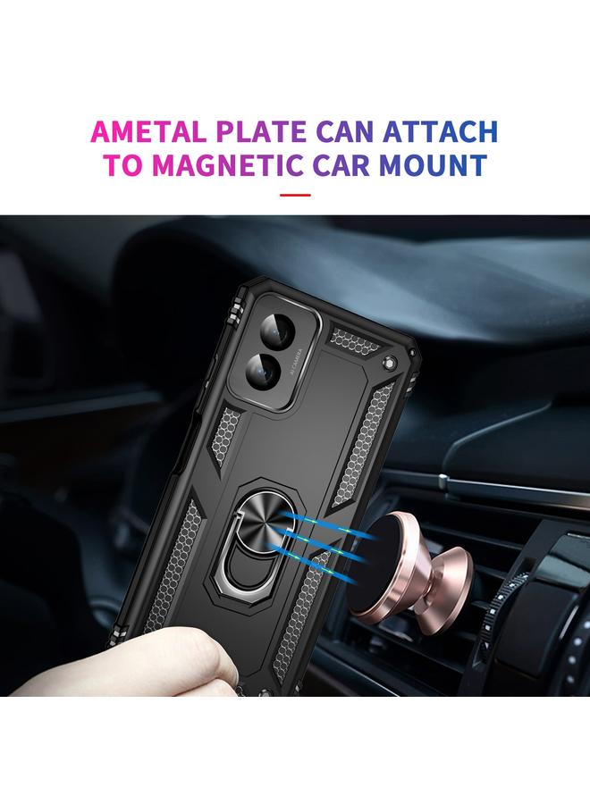 S-TOP Case For Motorola Moto G Power 5G 2024 Shockproof TPU + PC Phone Case with Holder - Image 4