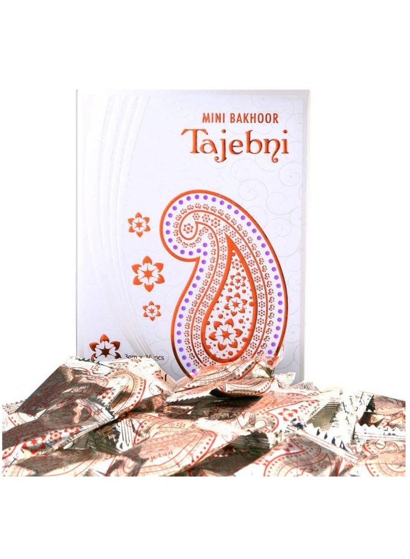 Nabeel Mini Incense Tajebni from Al-Nabil 36 pieces x 3 grams - Image 1