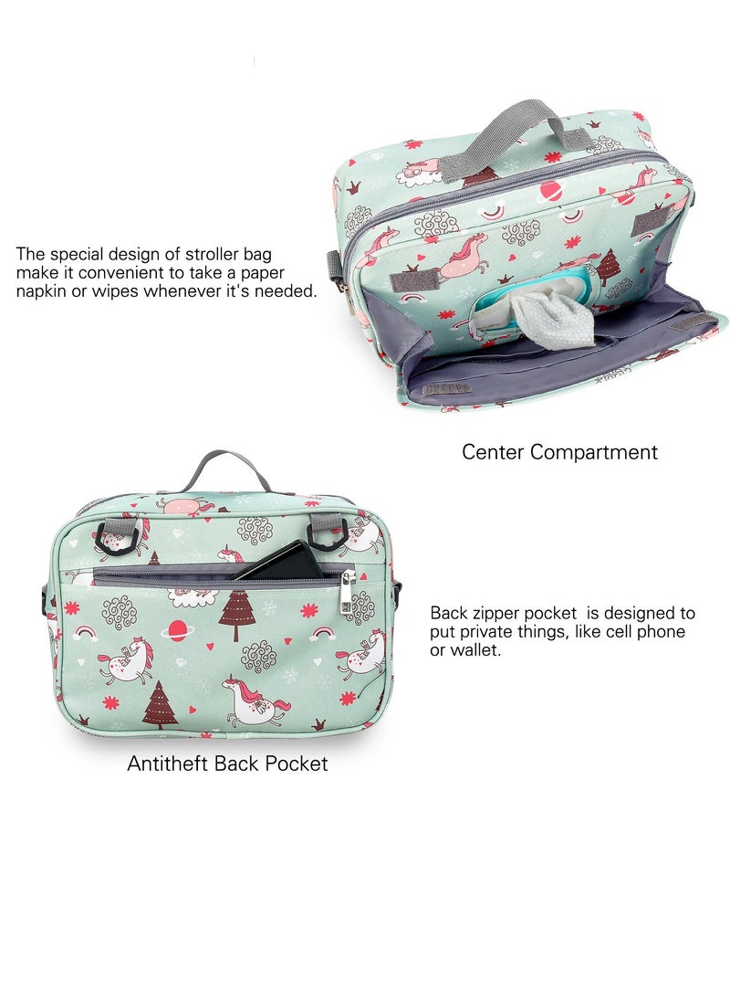 Gonice Diaper Caddy Tote Baby Stroller Bag Nursery Storage Bin for Diapers  - Image 3