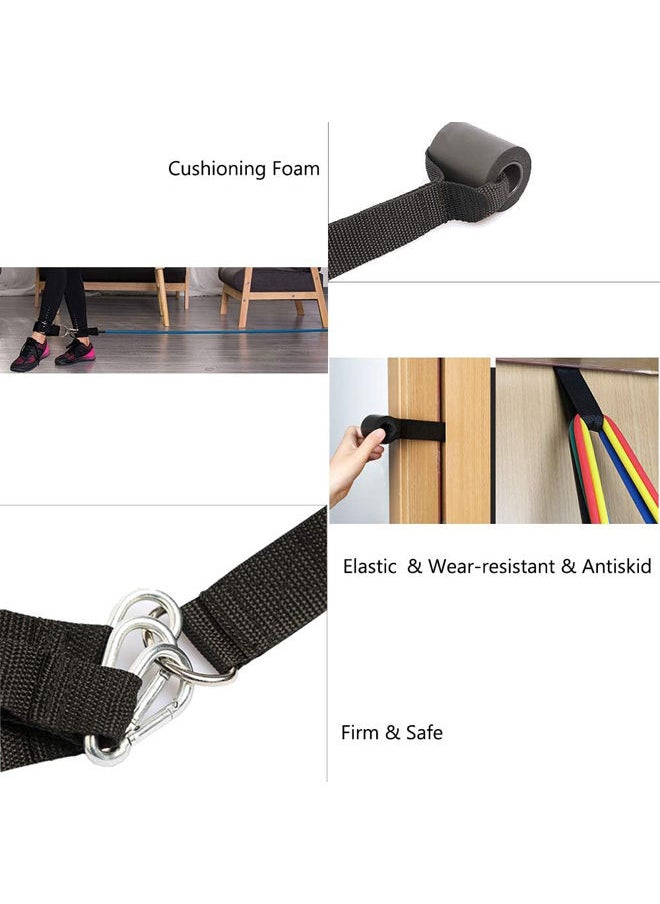 Generic - Resistance Bands Set (11 PCS) Portable Home Gym Accessories - Stackable Up to 150 lbs,Exercise Bands with Door Anchor, Handles, Carry Bag, Legs Ankle Straps for Resistance Training, Home Workouts - Image 1