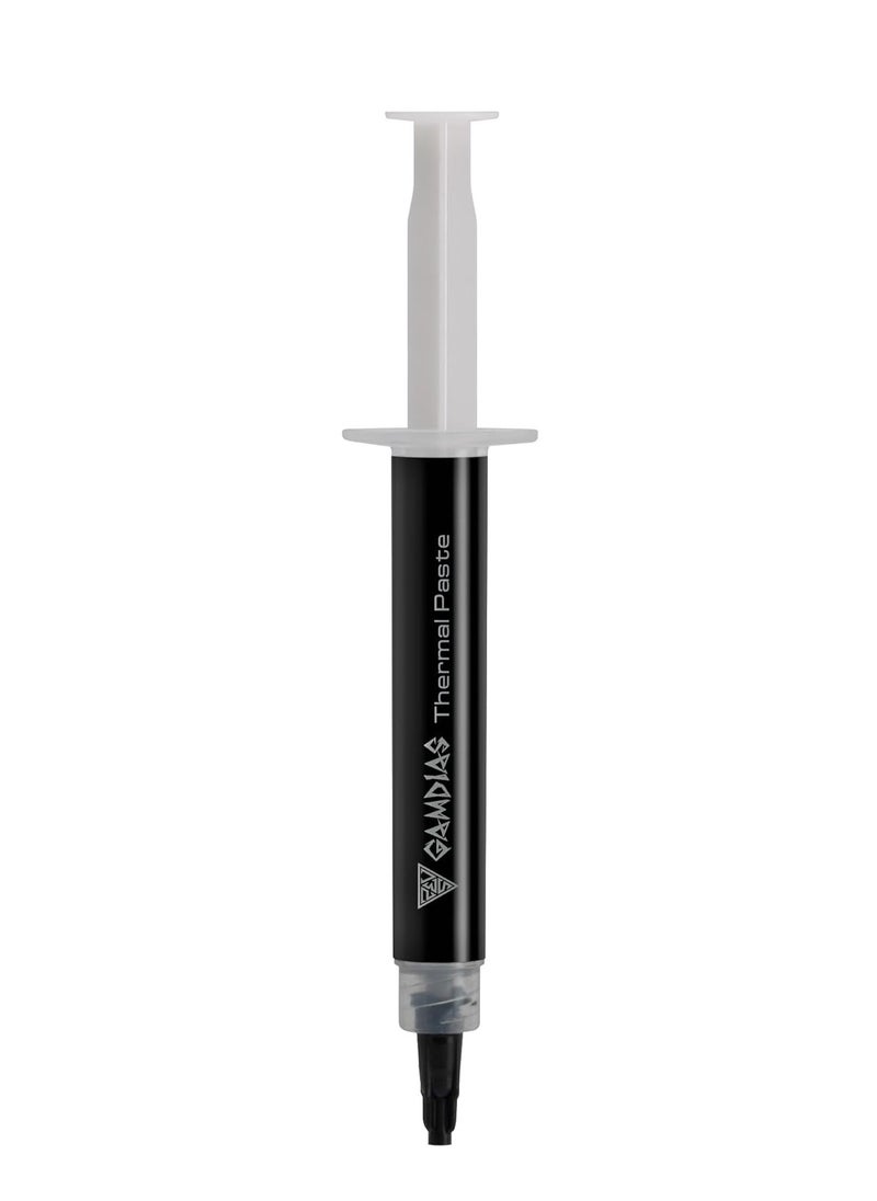 GAMDIAS - GAMDIAS XC5 (4g, incl. Cleaning Wipe and Scraper) - Ultimate Performance Thermal Paste for CPU, GPU, consoles, laptops, high thermal conductivity, long durability, non-conductive, non-capacitive - Image 1