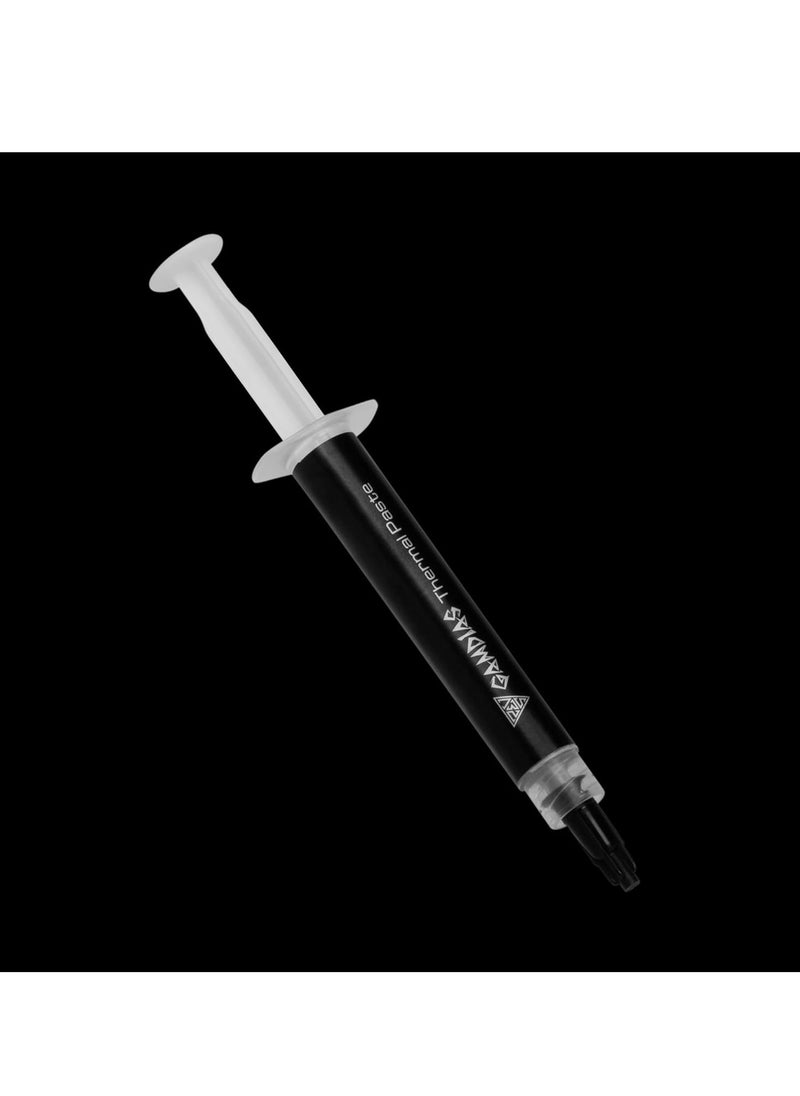 GAMDIAS - GAMDIAS XC5 (4g, incl. Cleaning Wipe and Scraper) - Ultimate Performance Thermal Paste for CPU, GPU, consoles, laptops, high thermal conductivity, long durability, non-conductive, non-capacitive - Image 1