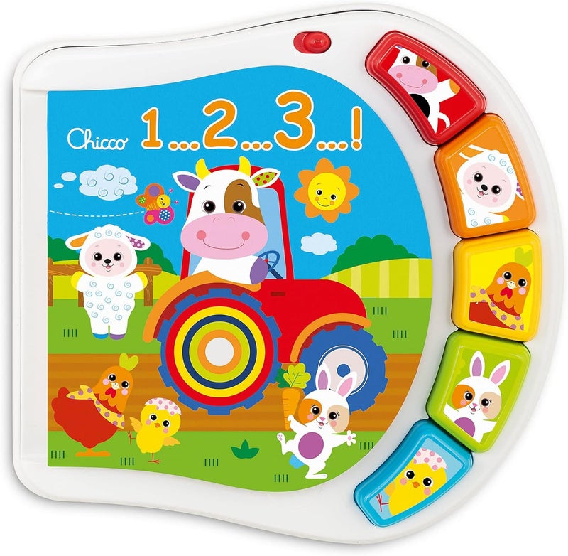 Chicco Counting Farm Plastic First Toy for Kids 6-36 Months - Image 1