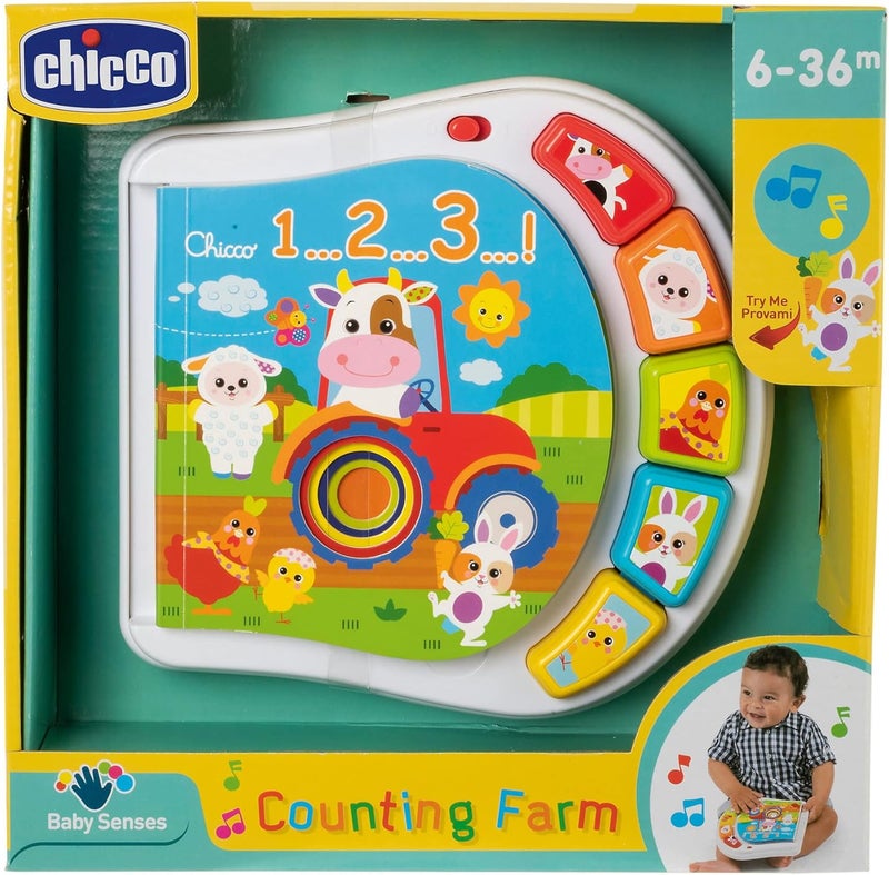 Chicco Counting Farm Plastic First Toy for Kids 6-36 Months - Image 5
