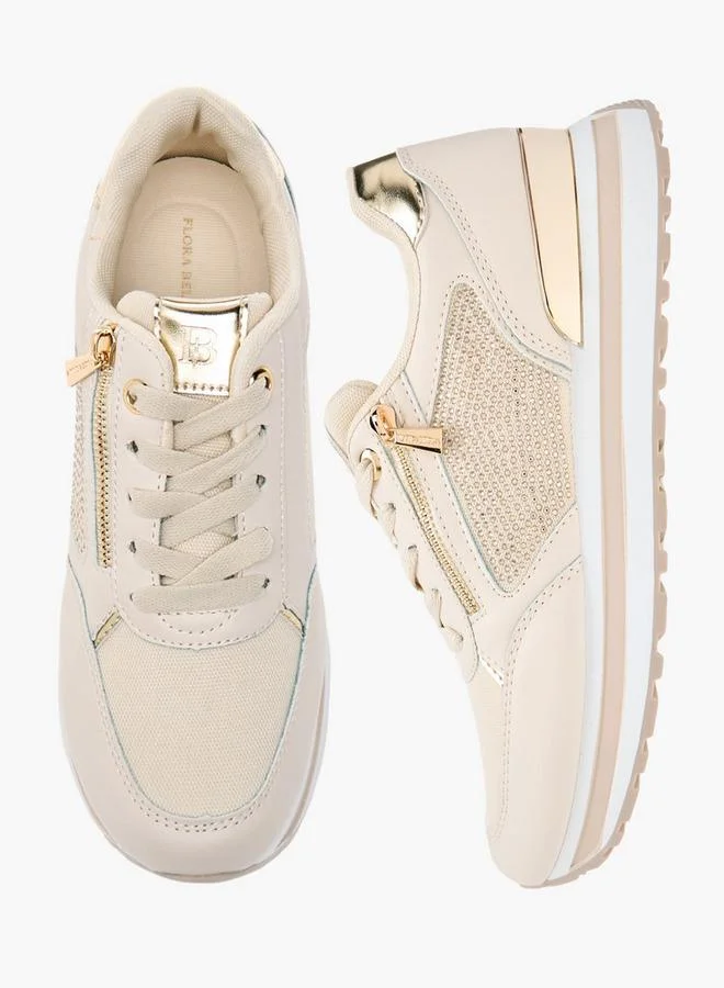 فلورا بيلا من شو إكسبرس سنيكرز نسائي بألواح وإغلاق برباط