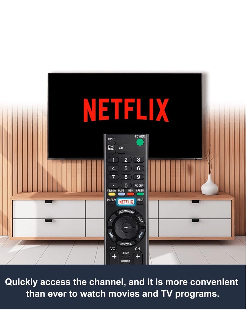 NEW Universal Remote for Sony TV - Replacement for All Sony Bravia Smart LCD LED HD TVs with Netflix Button - Image 5