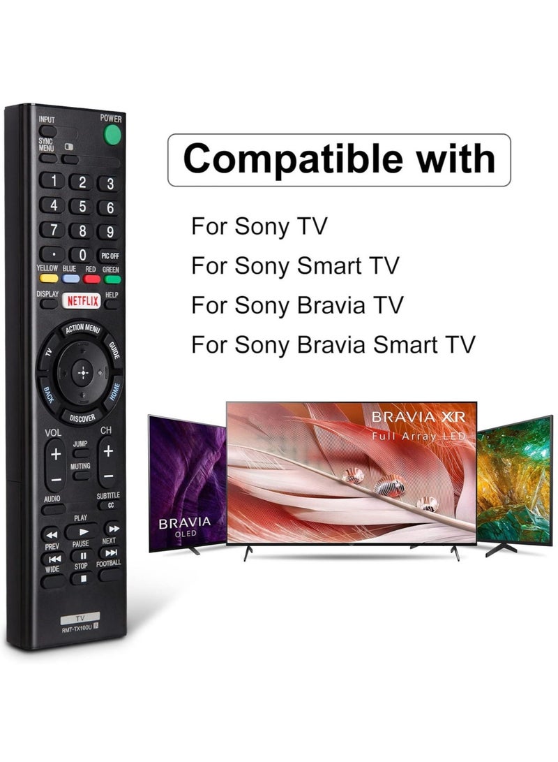 NEW Universal Remote for Sony TV - Replacement for All Sony Bravia Smart LCD LED HD TVs with Netflix Button - Image 2