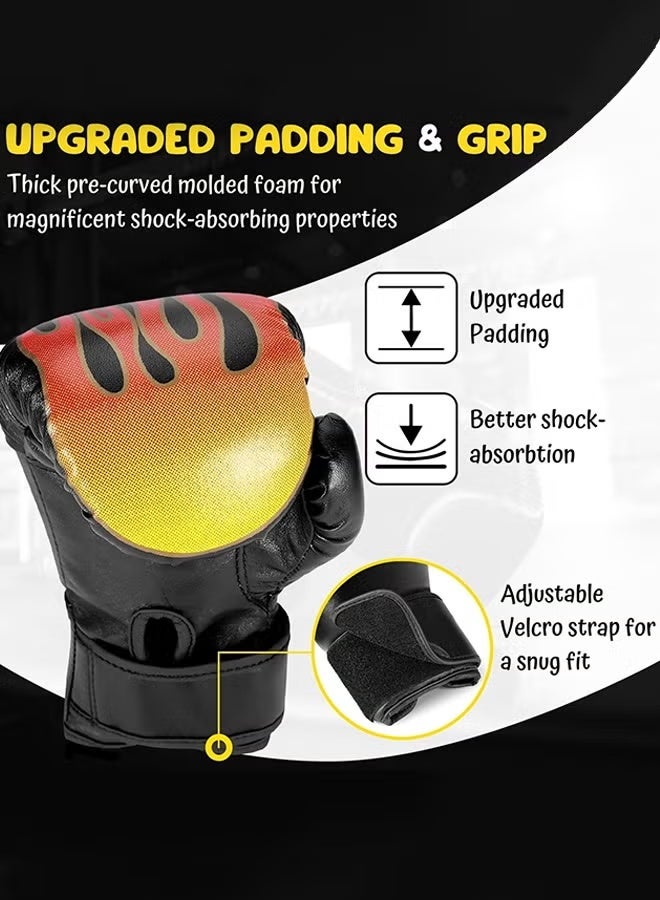 EETU Boxing Gloves,8oz Boxing Training Gloves For Adults Kids,Premium Boxing Fight Gloves,Punching Gloves,All-Purpose Training Punching Bag Gloves,Home Workout Kickboxing Sandbag Sports Fitness Gloves - Image 5