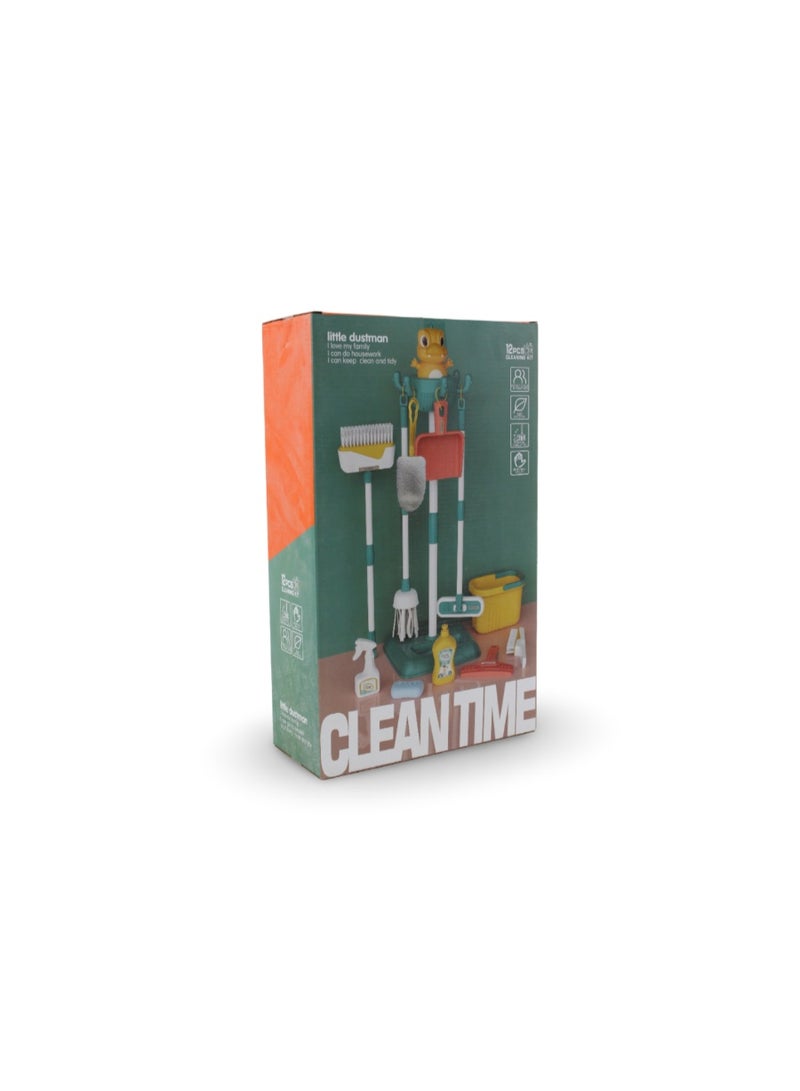 Little Dustman Cleaning Playset – 12 Pcs - Image 1