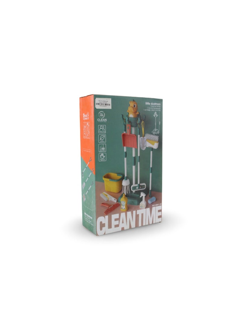 Little Dustman Cleaning Playset – 12 Pcs - Image 2