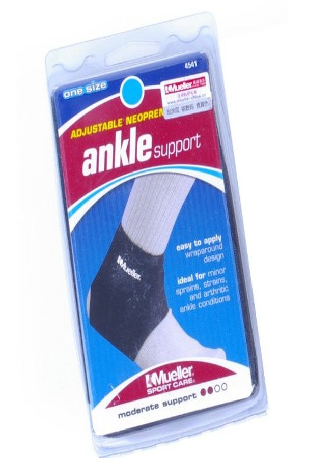 MUELLER Ankle Support Neoprene Blend, Black, Large - Image 4